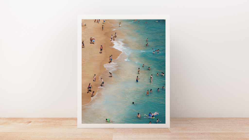 Beach from above